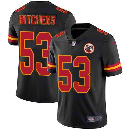 Nike Men & Women & Youth Chiefs 53 Anthony Hitchens Black NFL Vapor Untouchable Limited Jersey,We sell and wholesale Nike Men & Women & Youth Chiefs 53 Anthony Hitchens Black NFL Vapor Untouchable Limited Jersey on line form chian!